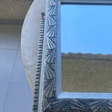 Antique art deco mirror from the 1930s