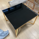 Black lacquered coffee table Decca