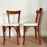 Pair of Baumann bistro chairs