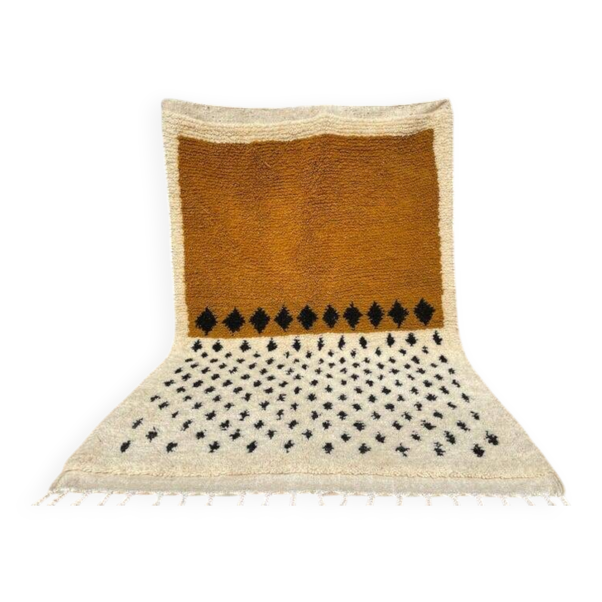 Tapis beni ouraine tissè main traditionnelle taille 200 x 300 cm