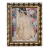 20th century French signed female nude painting