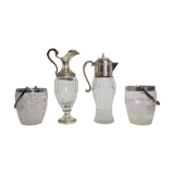 Glass pitchers, 1960s, set of 4