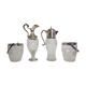Glass pitchers, 1960s, set of 4