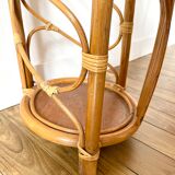 Rattan umbrella holder