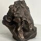 "The youth" — Claude Mary, bronze with patina, original numbered edition, 1992