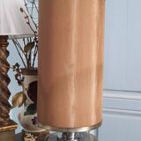 Smoked glass lamp from the 70s