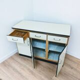 Vintage formica & wood sideboard