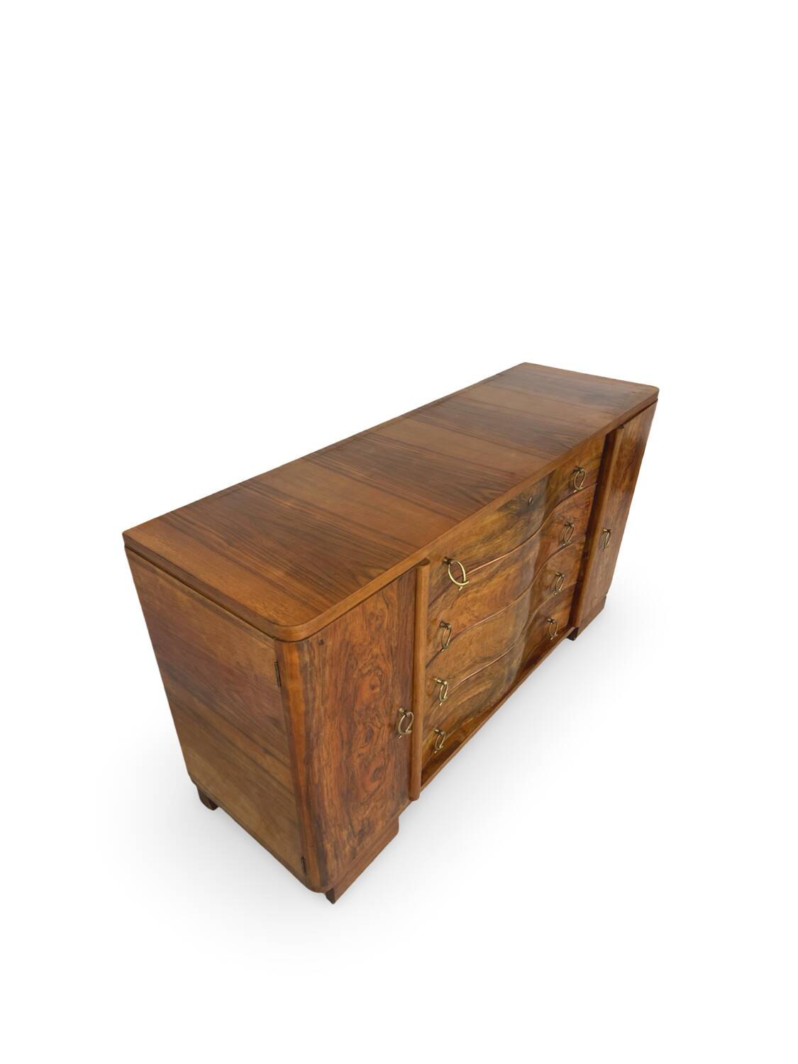 Italian Art deco walnut sideboard