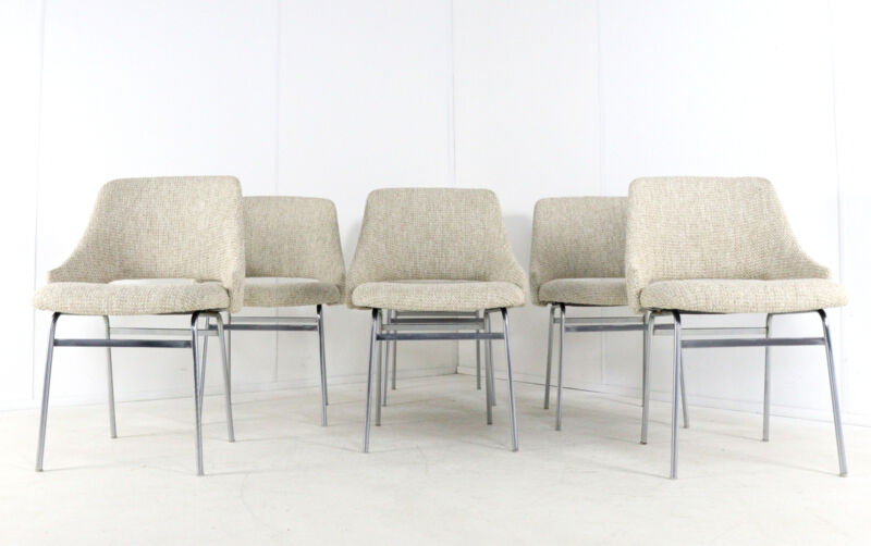 Set of 6 Cees Braakman for Pastoe FM32 chairs - dutch mid century design