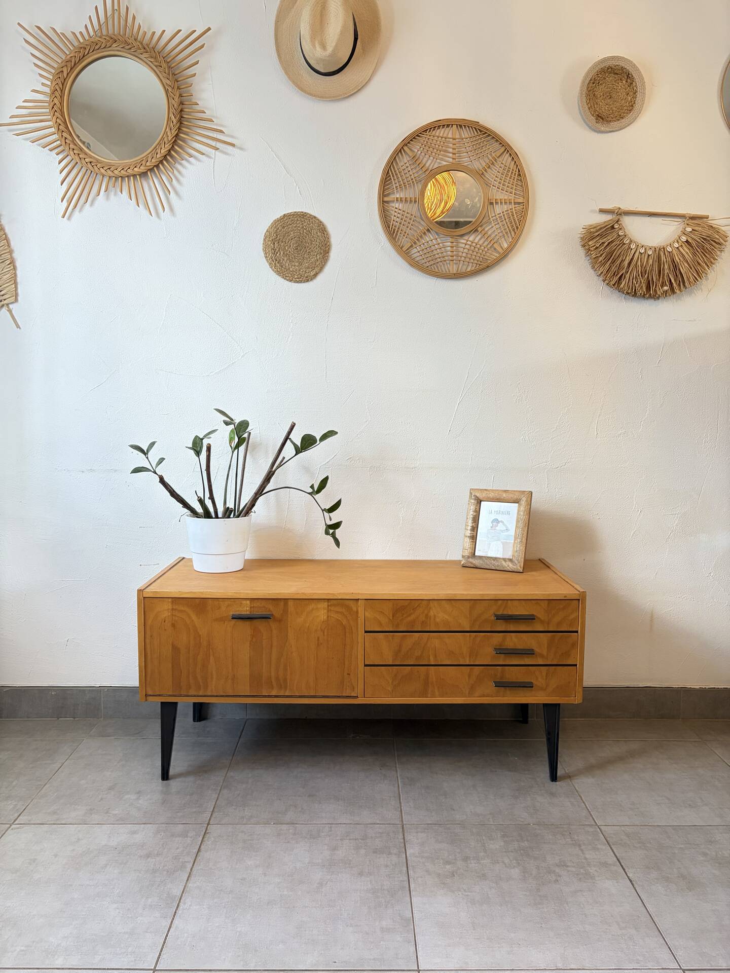 Enfilade vintage TV unit from the 1960s.