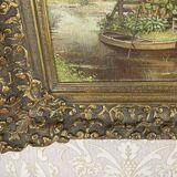 H. Veeninga, Landscape, Early 20th Century, Oil Painting on Canvas