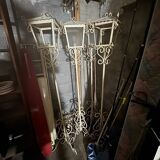 Wrought iron floor lamp