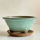 Pot tripode et soucoupe céramique vintage