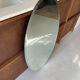 Grand miroir ovale vintage