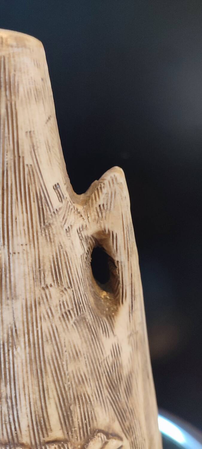 Vase signed EVA-SUD Mod. Dep vintage Italian ceramic