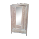 Art Deco cabinet raw wood