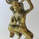 Clochette de table en forme de Danseuse céleste Apsara Khmer, en bronze doré