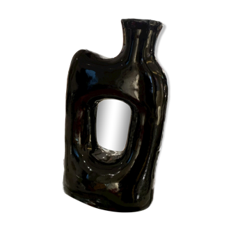 Original square ceramic vase