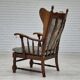Années 1960, design danois, fauteuil à dossier haut par Regan Møbelfabrik, Aarhus, état d'origine.
