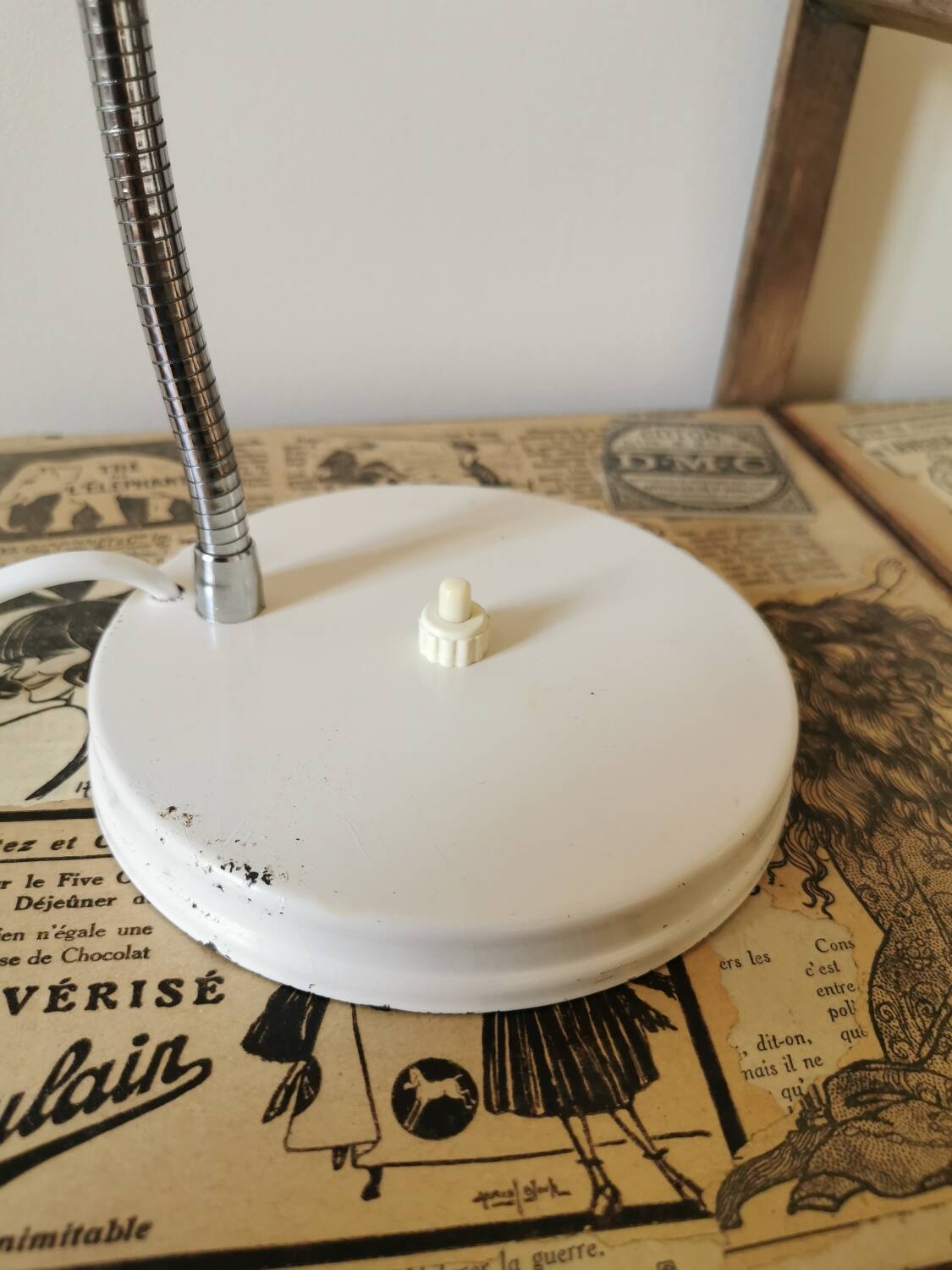 Industrial style desk lamp