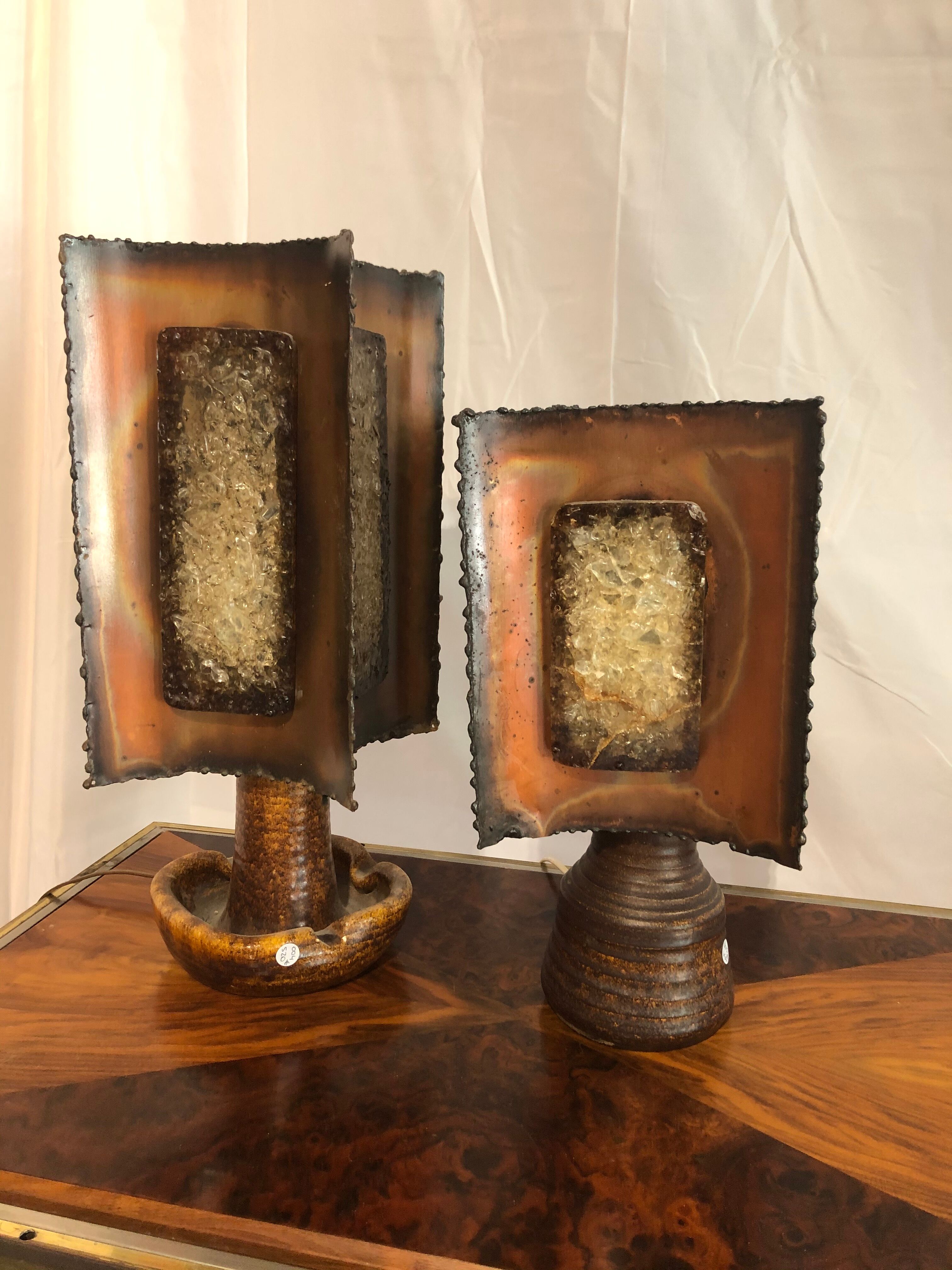 Accolay ceramic and resin lamp