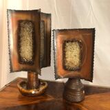 Accolay ceramic and resin lamp