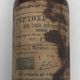 Jar old pot of pharmacy of hospitals in brown glass "peptone cornelis"
