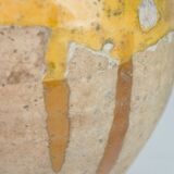 Yellow South-West confit pot, glazed terracotta