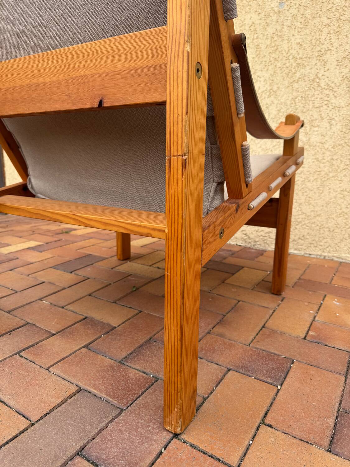 Chaise safari vintage "Hunter" par Torbjørn Afdal, 1960, Norvège