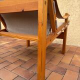 Chaise safari vintage "Hunter" par Torbjørn Afdal, 1960, Norvège