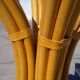 Bamboo and glass dining table