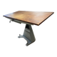 Table à dessin professionnelle vintage – Piètement en aluminium moulé
