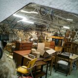 Large beveled mirror 163x58cm