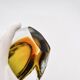 Murano Vase Flavio Poli Seguso Sommerso Green Amber Design 1950s