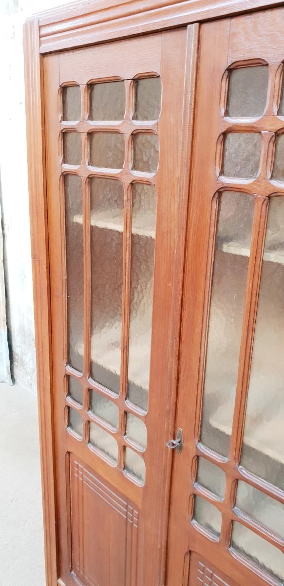 Glass-glazed Parisian wardrobe