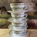 Fine porcelain tea cups