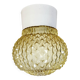 Vintage White Porcelain Ceiling Light, 1970s