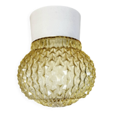 Vintage White Porcelain Ceiling Light, 1970s