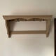 Antique wooden wall shelf