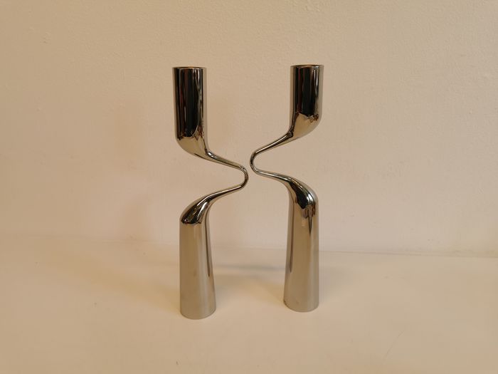 Vintage Candlesticks, Danish, design, Menu, Mikaele Dorfel, Twisted