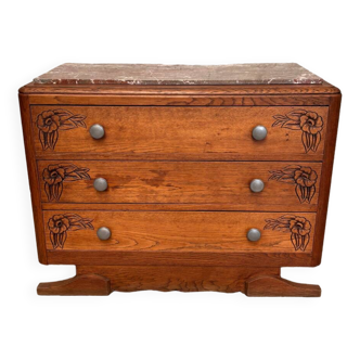 Art Deco chest of drawers