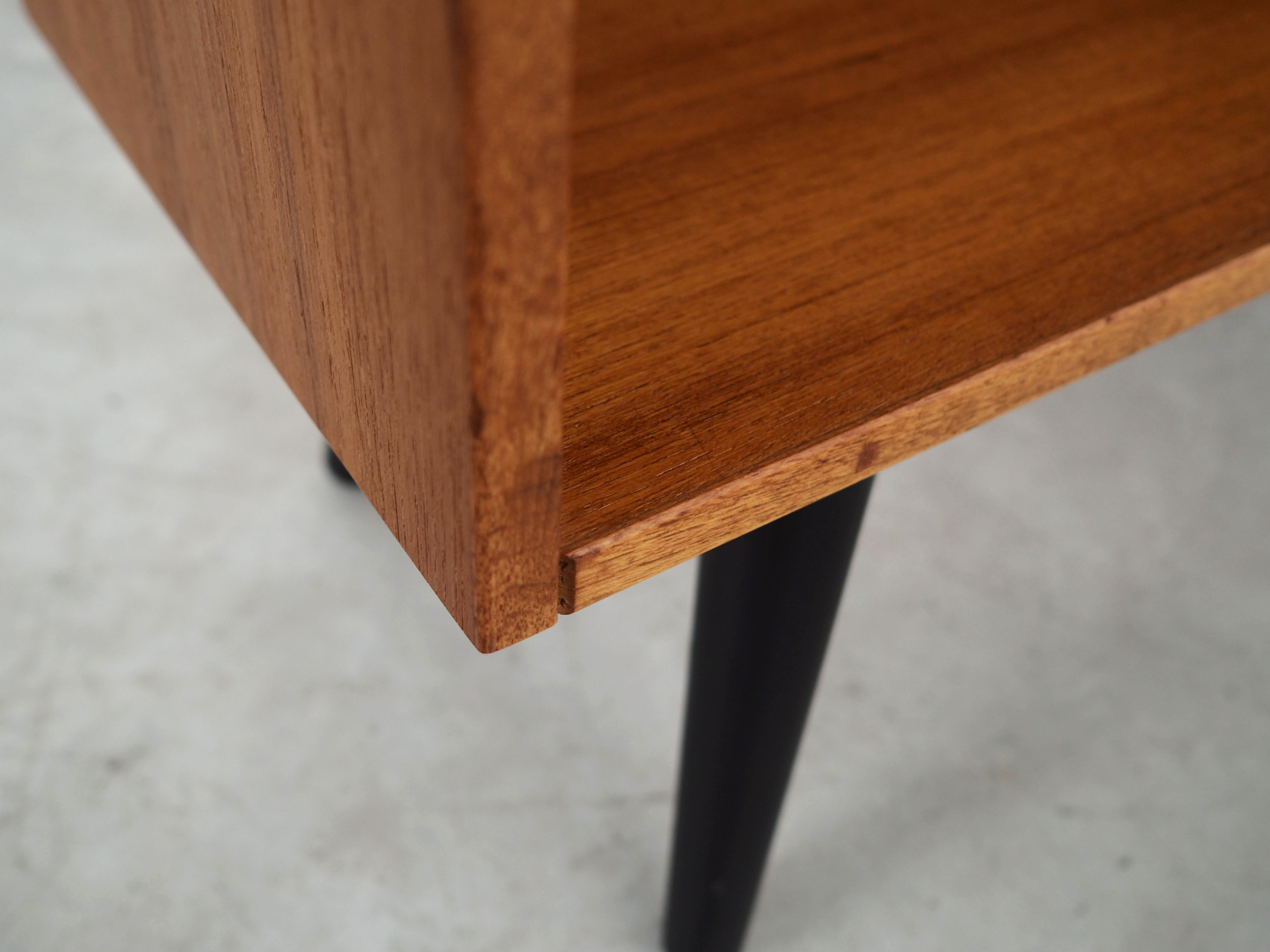 Teak bookcase, Danish design, 1970s, manufactured by Denka