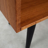 Teak bookcase, Danish design, 1970s, manufactured by Denka