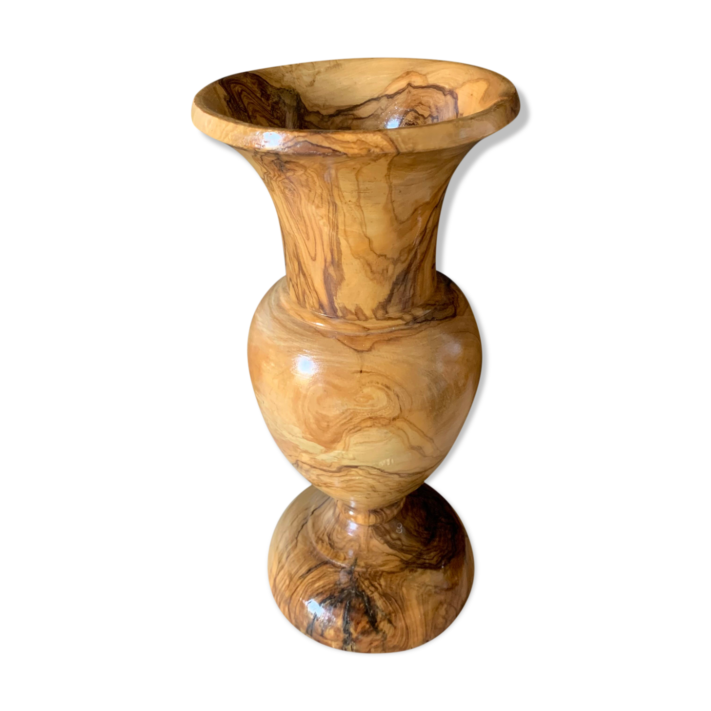 Wooden vase