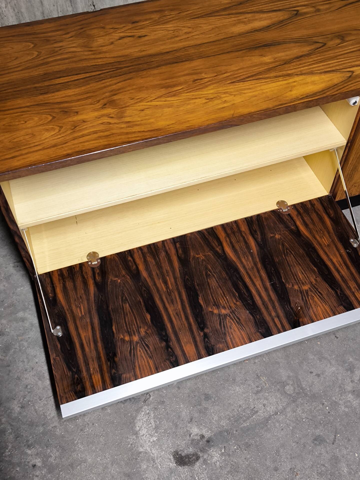 Vintage Scandinavian enfilade from the 1960s in rosewood.
