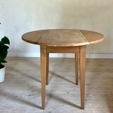 Modular table with vintage solid oak flap