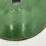 Green enamel cake