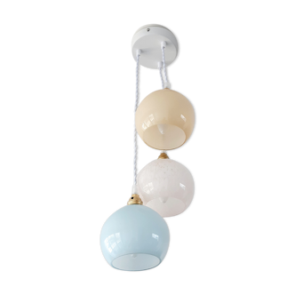 Vintage globe suspension