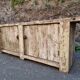 Established ancient French console table / kitchen island / shop counter, early 1900s.