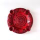 Vintage ceramic advent wreath, candle holder, 70's christmas